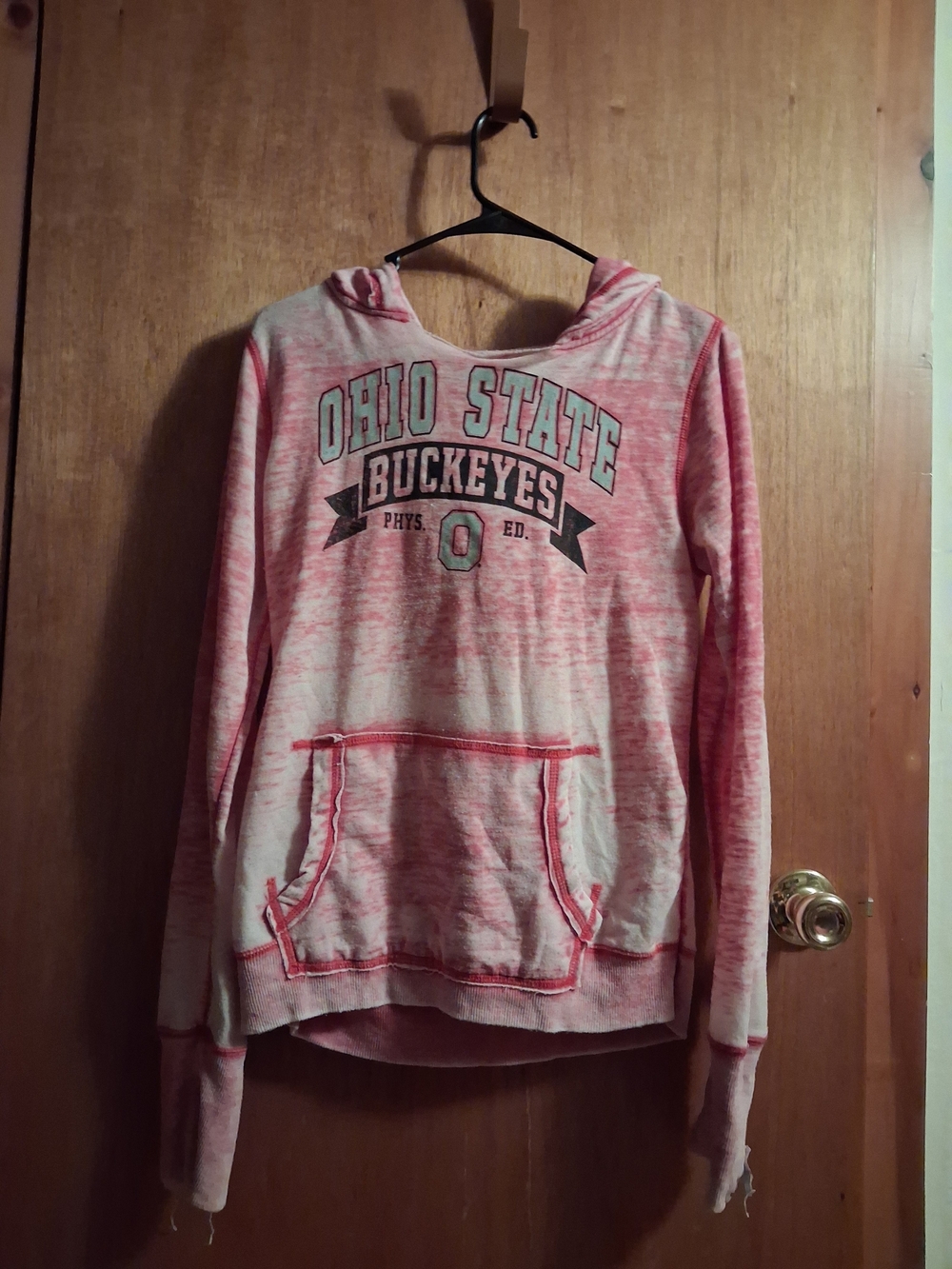 Ohio State Buckeyes Women's Pink Hooded Sweatshirt